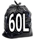 Kit 6 Pacotes Com Saco De Lixo 60 Litros Preto 100Un Kit 6 Pacotes Com Saco De Lixo 60 Litros Preto 100Un
