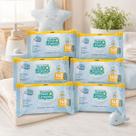 Kit 6 Pacotes Lenços Umedecidos Bebê Limpinho Premium 840 Un