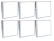 Kit 6 Painel Led Sobrepor 24w Quadrado - Elgin