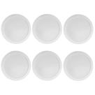 Kit 6 painel led super abs embutir 18w biv 6500k redondo Kit 6 painel led super abs embutir 18w biv 6500k redondo