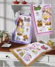 Kit 6 Panos de Copa Felpudo Estampado Dohler Happy Kitchen