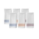 Kit 6 Panos De Prato Copa Atoalhado 100% Algodão Felpudo 45x70 Premium Nobre Teka