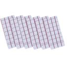 Kit 6 panos de prato teka chef premium atoalhado 100% algodão 45 x 70cm