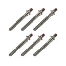 Kit 6 Parafuso Afinação De Bateria 45mm X 5mm 7/32