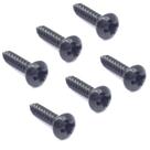 kit 6 Parafuso tarraxa de guitarra 2.1x10 mm PRETO BK