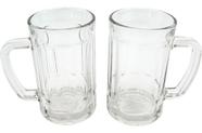 Kit 6 Pares Caneca De Chopp Em Vidro 400 Ml Canecas