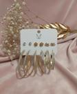 Kit 6 Pares de Brincos Argola e Pinos Bijuteria Kit 6 Pares de Brincos Argola e Pinos Bijuteria