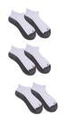 Kit 6 pares de meia branco/mescla ref-961302011 23-27