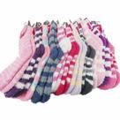 Kit 6 Pares De Meia Felputa Inverno Lisa E Estampada Feminina Tam. Unico