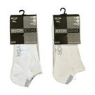 Kit 6 Pares De Meias Brancas Soquete Kyor Unissex 34 A 39