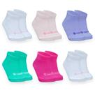 Kit 6 pares de meias de bebê de 0 a 12 meses para meninos e meninas algodão confortável e resistente