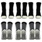 Kit 6 Pares De Meias Esportiva Antiderrapante Futebol Pro Socks Para Campo Para Chuteira