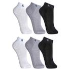 Kit 6 Pares de Meias Lupo Soquete Algodão Confortavel Cano Curto 3225