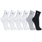 Kit 6 Pares Meia Cano Médio Lupo Unissex Algodão 37-44 Macia Kit 6 Pares Meia Cano Médio Lupo Unissex Algodão 37-44 Macia