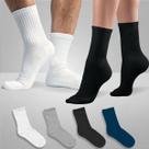 Kit 6 Pares Meia Cano Médio Unissex Fitness Respiravel