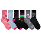 Kit 6 Pares Meia Ciclismo Feminina Rikam