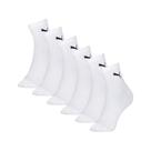 Kit 6 Pares Meia Puma Cano Médio Algodão Malha Repiravel Adulto Kit 6 Pares Meia Puma Cano Médio Algodão Malha Repiravel Adulto
