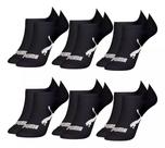 Kit 6 pares meia sapatilha feminina algodão puma - preto