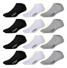 Kit 6 Pares Meia Soquete Cano Curto Preto 38 Ao 44 Premium Sortida Liso Unico