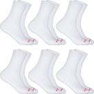 Kit 6 Pares Meias Cano Médio Alto Sport Em Algodão Confortável Meia Sport Feminina Masculina Atacado