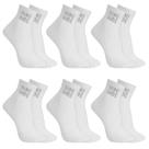 Kit 6 Pares Meias Ecko Unltd Cano Médio Feminino Branco
