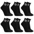 Kit 6 Pares Meias Ecko Unltd Cano Médio Feminino