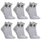 Kit 6 Pares Meias Ecko Unltd Cano Médio Masculino Cinza