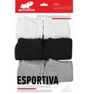 Kit 6 Pares Meias Esportivas Cano Curto Dallf Kit 6 Pares Meias Esportivas Cano Curto Dallf