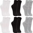 Kit 6 Pares Meias Lupo Infantil Menino Menina Cano Alto Longo Algodão Original 2727-00