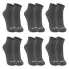 Kit 6 Pares Meias Up Dry Esportiva Cano Médio Anti Bolha Corrida Bike Ciclismo Caminhada Academia