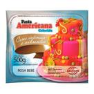 Kit 6 Pasta Americana Colorida Extra Macia Arcolor 500gr Cores Intensas e Vibrantes Escolha o sabor
