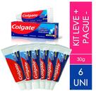 Kit 6 Pastas de Dente COLGATE Mini 30g - pequena, cabe na bolsa, para viagem