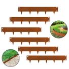 Kit 6 Pç Guia Moldável para Canteiros e Jardins 25cm x 1mt