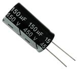Kit 6 pçs - capacitor eletrolitico 150x450v - 150uf x 450v Kit 6 pçs - capacitor eletrolitico 150x450v - 150uf x 450v