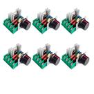Kit 6 pçs Dimmer 16a 20a Controlador de voltagem potência Lâmpada ventilador Etc...
