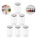 Kit 6 Pçs Potes Herméticos Porta Temperos Condimentos