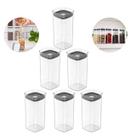 Kit 6 Pçs Potes Herméticos Porta Temperos Condimentos Kit 6 Pçs Potes Herméticos Porta Temperos Condimentos
