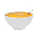 Kit 6 pçs Tigela Melamine Branca 13 cm