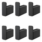 Kit 6 Peças Cabide Simples Banheiro Docol Flat 009609ce Onix
