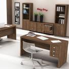 Kit 6 Peças com Escrivaninha, 3 Gaveteiros e 2 Armários Multiuso Alto para Escritório Kit 6 Peças com Escrivaninha, 3 Gaveteiros e 2 Armários Multiuso Alto para Escritório