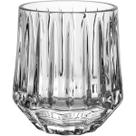 KIT 6 PEÇAS COPO BAIXO HOME&CO LAPIDADO VIDRO 340ml 10x9x9cm TRANSPARENTE