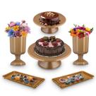 Kit 6 peças decoração festas e eventos linha Premium