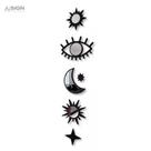 Kit 6 Peças Espelho Acrílico Místico Celestial Decorativo com Moldura mdf Kit 6 Peças Espelho Acrílico Místico Celestial Decorativo com Moldura mdf