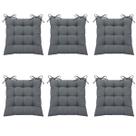 Kit 6 Peças Futton 40x40cm Diversas Cores Futon Macio Para Cadeiras Banquetas Sofás Almofadas
