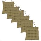 Kit 6 Peças Futton 40x40cm Macio Diversas Cores Futon Para Cadeira Banquetas Pallets Almofadas Sofas Decoração