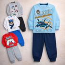 Kit 6 Peças Infantil Manga Longa e Calça Moletom Conforto Menino até 8 anos
