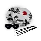 Kit 6 Peças Japanese Collection com Pratos e Mini Molheira
