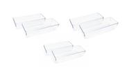 Kit 6 peças Organizadores Multiuso Modular Acrilico Médio