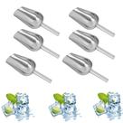 Kit 6 Peças Pá Pegador de Gelo Em Aço Inox 22 cm FRG4065 Kit 6 Peças Pá Pegador de Gelo Em Aço Inox 22 cm FRG4065