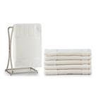 Kit 6 Peças Toalha de Lavabo Bellarte Social 100% Algodão Hipoalergênico, toalha para manicuri, toalha Fitness academia
